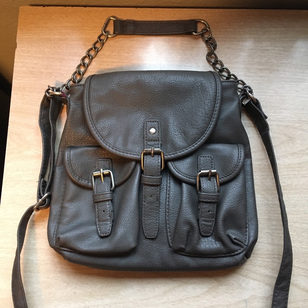 Grey shoulder bag/purse